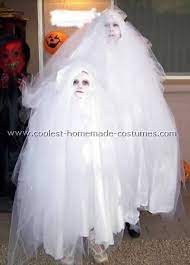 Fun And Spooky Homemade Ghost Costume Ideas Ghost Halloween Costume Ghost Costume Diy Ghost Costume