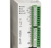 Delta DVP-SX2 Series PLC – Analog I/O Slim PLC with 8DI, 6DO, 4AI, 2AO - dvp10sx11r