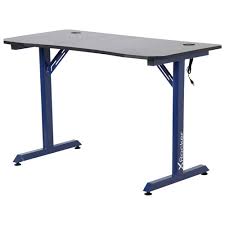 Modern and versatile, this x rocker gaming desk/ bunk bed is perfect for the younger gamer. X Rocker Panther Gaming Desk Blue Best Buy Canada