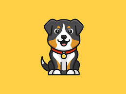 Australian Shepherd Cute Cartoon Wallpapers Dog Icon Cute Dog Cartoon