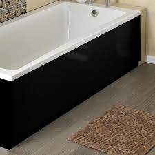 However, bath panels are optional, but necessary addition to baths to give them a fine finish. Hudson Reed Black 2 Piece Adjustable Bath Panels