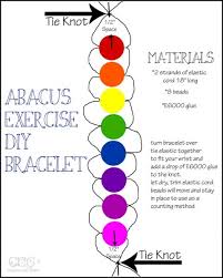 How To Make An Abacus Exercise Lap Counting Bracelet Ideas