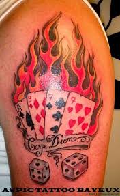 Tatuagem Cartas De Baralho E Dados Listen Bb 52 cartas e 2 curingas por baralho. tatuagem cartas de baralho e dados