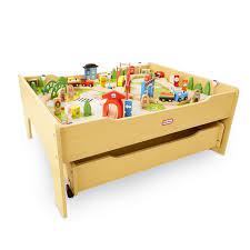 It ensures the durability and fun for the toddlers for quite a long time. 12 Best Train Tables For Kids In 2021 Wooden Train Tables Sets