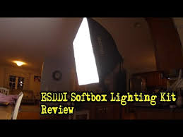 Esddi Softbox Lighting Kit Review Youtube