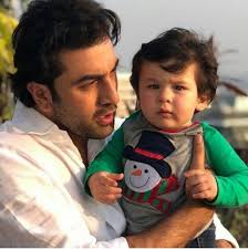 Cute Ranbir And Taimur Ranbir Kapoor Taimur Ali Khan Happy Pictures