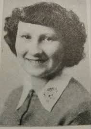Photo of crowning of Queen White River Water Carnival, 1960s, showing Ida  Sue Hicks and Mary Craig, later Miss Arkansas 1966. The Queen is holding a  bouquet of flowers. (Photograph is from