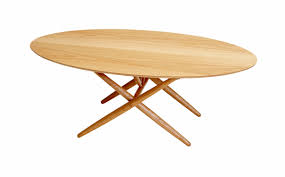 Dining room table top with liquid nails to attach plywood. Traditional Coffee Table Ovalette Artek Oak Walnut Plywood