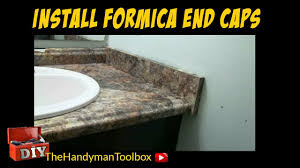 Pros & cons of cultured marble 4. How To Install Formica End Caps On A Bathroom Vanity Youtube