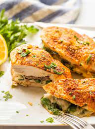Simply coat the chicken breast in panko bread crumbs with seasoning and air fry to perfection. Chicken Breasts Stuffed With Prosciutto Spinach And Mozzarella Family Food On The Table