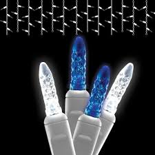 Durable, last longer and use up to 90% less electricity than their incandescent counterparts. Christmas Lights Led Icicle Lights Blue And Pure White 886115r