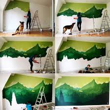 Gefllt 60 Mal 5 Kommentare Daria Dariamars Auf Malprojekt Mit Schmackes Wald Wand Malen Landschaft G In 2020 Malerei Wandgestaltungen Zimmerdekoration Wandbild Wand