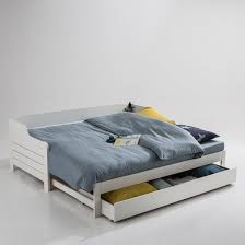 Bankbed Uitschuifbaar Lade Lattenbodem Grimsby Wit La Redoute Interieurs La Redoute Mobile Bed Met Lades Bed Glijbaan Kleine Slaapkamers