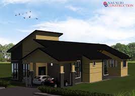 Contoh ukuran rumah 22' lebar x 37' panjang atau 30' lebar x 27' panjang. Pelan Rumah 1 Tingkat 5 Bilik Tidur 5 Bilik Air Hall Tinggi Banglo 2782 Kaki Persegi