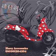 Stiker motor jupiter z monster energy tech3 pola 2 req. Stiker Hello Kitty Untuk Motor