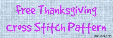 Check spelling or type a new query. Free Thanksgiving Cross Stitch Creatively Crafting