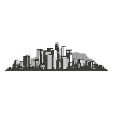 Los Angeles Skyline Silhouette Los Angeles Skyline Skyline Silhouette Skyline