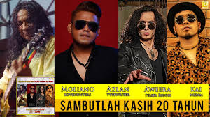 Download lagu sambutlah kasih mp3 dapat kamu download secara gratis di lagu.untuk melihat detail lagu sambutlah kasih klik salah satu judul yang cocok,kemudian untuk link download sambutlah kasih ada di halaman berikutnya. Moliano In Rock Ft Azlan Aweera Kai Nizam Sambutlah Kasih 20th Official Lyric Video Youtube