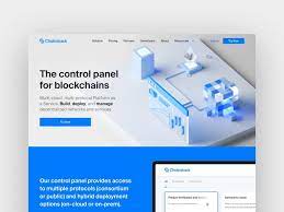 Landing Page Control Panel For Blockchain By Aleksei Kipin On Dribbble Landing Page Blockchain Control Panel