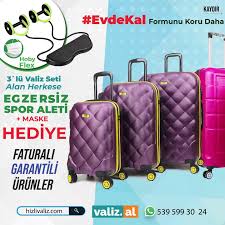 3 Lu Set Valiz Alan Herkese Ucretsiz Egzersiz Spor Aleti Ve Maske Hediyeee Dayanikli Ve Kullanisli Bavul Valiz Hizlivaliz Com Da Si Luggage Fashion