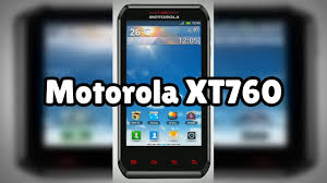 Photos of the Motorola XT760