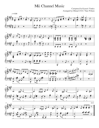 Mii Channel Piano Sheet Music For Piano Download Free In Pdf Or Midi Saxophone Music Piano Sheet Music Free Trumpet Sheet Music