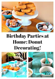 Donut Decorating Birthday Party Is Much Better Than A Steak Decorating Party Ask Around Donut Party Decorations Donut Birthday Parties Donut Decorations