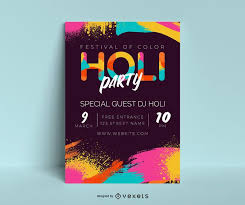 Holi Party Poster Design Ad Affiliate Ad Party Poster Design Holi In 2020 Party Poster Event Poster Design Holi Party