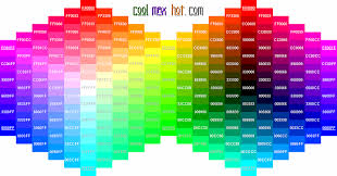 Hex Colors Codes Palette Chart Wheel Html Hexadecimal