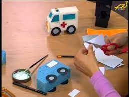 كيف نصنع سيارة إسعاف أشكال وألوان تيلي لوميار youtube