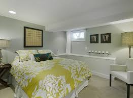 White cement basement floor paint ideas via gethousedecor.com. 9 Easy Bedroom Basement Ideas Design Tips