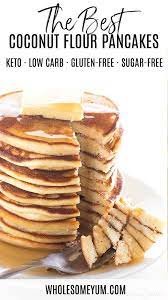 Coconut Flour Pancakes Recipe Cream Cheese Pancakes With Coconut Flour Thes Keto Pancakes Coconut Flour Coconut Flour Pancakes Recipe Coconut Flour Recipes