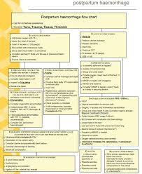 Postpartum Hemorrhage Flow Chart Newborn Nursing Labor