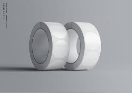 Download Stickers Roll Mockup