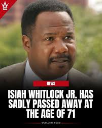 Actor Isiah Whitlock Jr., best known for roles