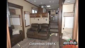 2021 forest river sabre 37flh 5th wheel for sale at all seasons rv in streetsboro, ohio. 2017 Palomino Columbus 386fk Fifth Wheel Front Kitchen In Claremore Ok Youtube