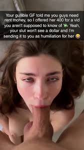 Gullible GF cheats on you for money