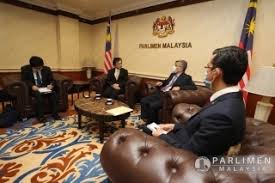 Yusof menerima kunjungan hormat duta besar palestin ke malaysia, datuk dr. Ambassador Oka Paid A Courtesy Call On Tan Sri Dato Mohamad Ariff Bin Md Yusof Speaker Of The House Of Representatives Parliament Of Malaysia Embassy Of Japan In Malaysia
