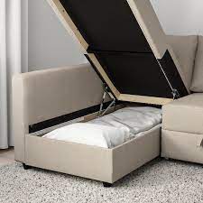 They blend readily with the décor you. Friheten Corner Sofa Bed With Storage Hyllie Beige Ikea