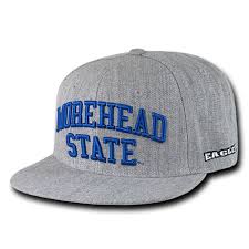 University Of Morehead State Eagles Ncaa Heather Gray Fitted