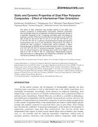 Search by image and photo. Pdf Static And Dynamic Properties Of Sisal Fiber Polyester Composites Effect Of Interlaminar Fiber Orientation