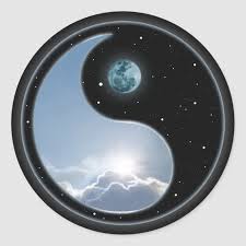 Sun and moon, yin and yang drawing | sun and moon drawings. Sun Moon Yin Yang Classic Round Sticker Zazzle Com