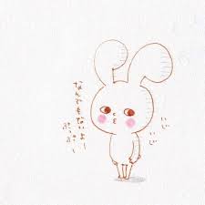 character illustration mochirabbit piyomaru handwriting cartoon lonely sulking イラスト 可愛い女の子 イラスト うさぎ