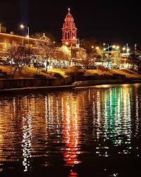 Plaza Time Tower Night Reflection Tall By Kevin Anderson In 2021 Kansas City Plaza Kansas City Missouri Kansas City Missouri Photography