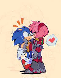 Cyborg Amy lifts Sonic (@ArsworldS) : r/SonicTheHedgehog