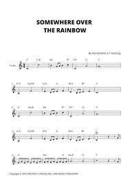 And these free charts are perfect for beginners to study the musical staff. Somewhere Over The Rainbow For Violin C Major By Digital Sheet Music For Individual Part Lead Sheet Sheet Music Single Solo Part Download Print H0 657223 Sc001000047 Sheet Music Plus