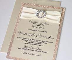 Elegant Rose Gold Wedding Invitation Glitter Wedding Etsy Glitter Wedding Invitations Gold Wedding Invitations Gold Wedding Invitations Elegant