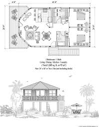 Small house plans do not mean giving up luxury, features, or comfort. Stilt House Plans Just Over 1 000 Square Feet Piling Collection Pge 0101 1005 Sq Ft 2 Bedrooms 1 Baths House On Stilts Stilt House Plans House Plans