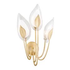 Hudson valley lighting is part of the hudson valley lighting group, which includes several outstanding lighting brands including troy lighting the amherst wall sconce, inspired by the light and balanced furniture designs of george hepplewhite, offers a sleek, straight design featuring. Hudson Valley Lighting 4803 Gl Blossom 3 Light Build Com