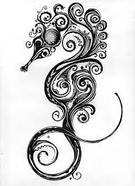 Seahorse By Brian Jetton Inspired By Si Scott Medium Sharpie On 60 Lb Drawing Paper Sharpie Art Seahorse Tattoo Seahorse Art